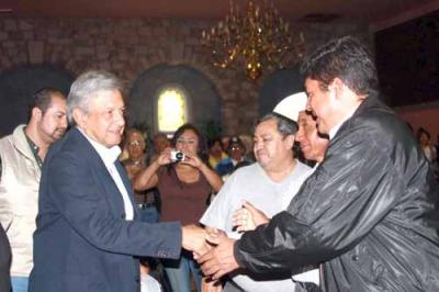 El Lic. Andrés Manuel López Obrador Presidente Legítimo de México ayer día 10 estúvo en Guanajuato, Guanajuato
